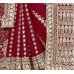 Spectacular Maroon Colored Georgette Sifli Saree With Odhani